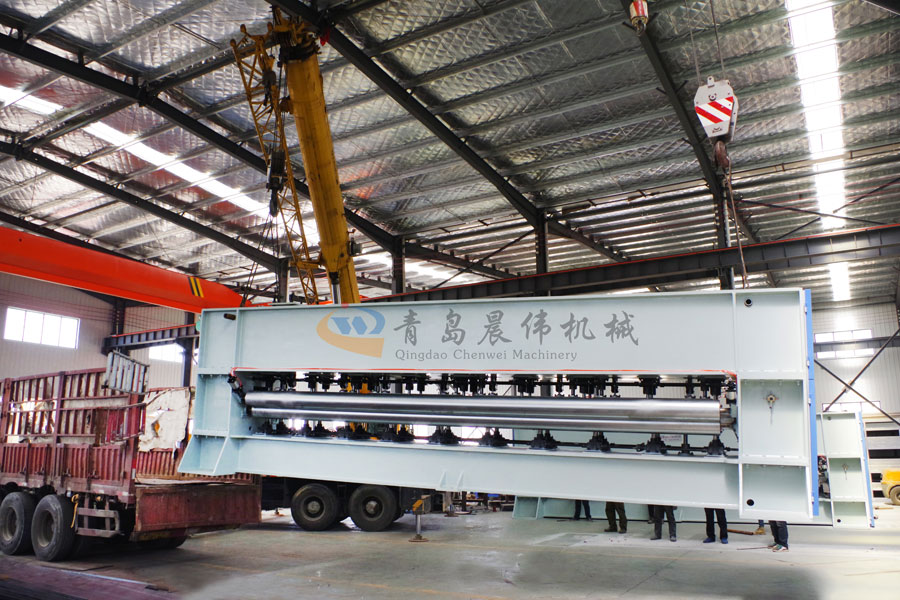 無紡布設(shè)備 土工布設(shè)備生產(chǎn)線發(fā)貨